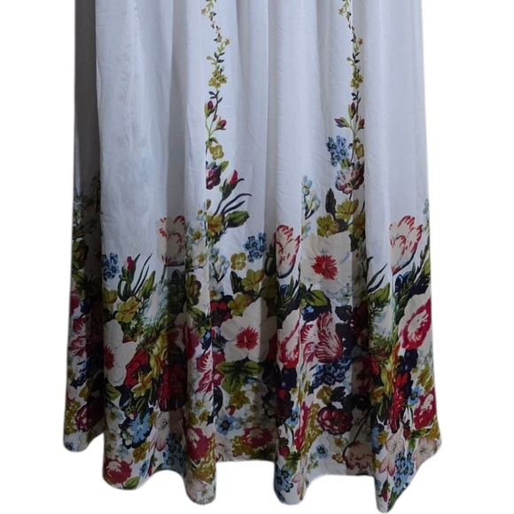 Ever Pretty Women's Size Xl Floral V-Neck Maxi Dress - Picture 4 of 7